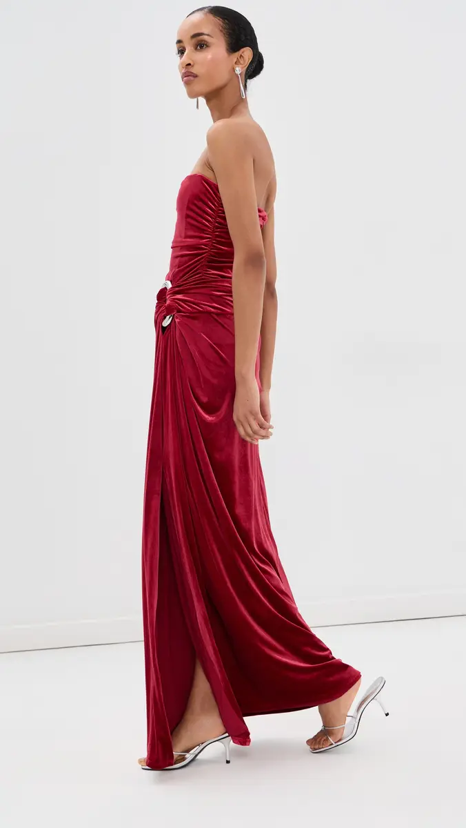 Simkhai Emma Bustier Gown | Thumbnail 4 Simkhai Emma Bustier Gown | Thumbnail 4