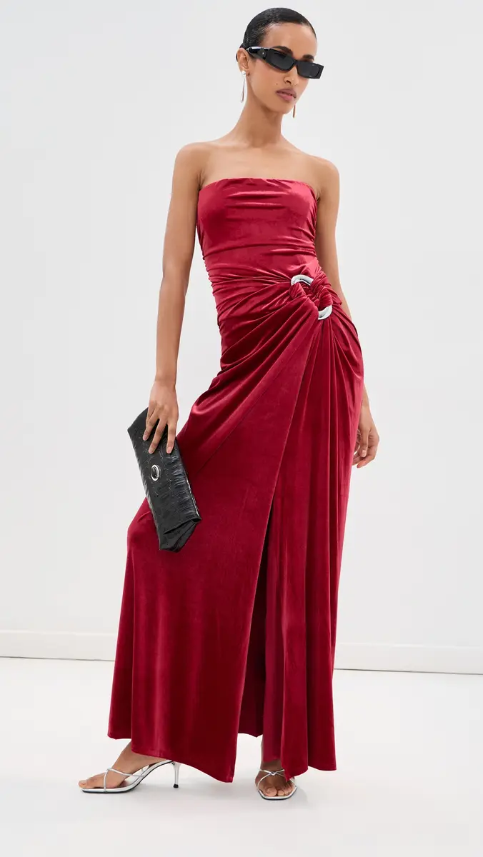 Simkhai Emma Bustier Gown | Thumbnail 5 Simkhai Emma Bustier Gown | Thumbnail 5