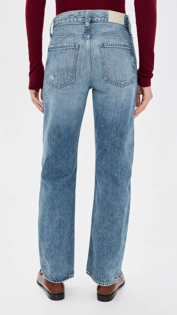 Pistola Lexi Mid Rise Bowed Straight Jeans | Thumbnail 3 Pistola Lexi Mid Rise Bowed Straight Jeans | Thumbnail 3
