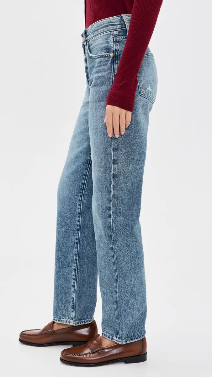 Pistola Lexi Mid Rise Bowed Straight Jeans | Thumbnail 4 Pistola Lexi Mid Rise Bowed Straight Jeans | Thumbnail 4