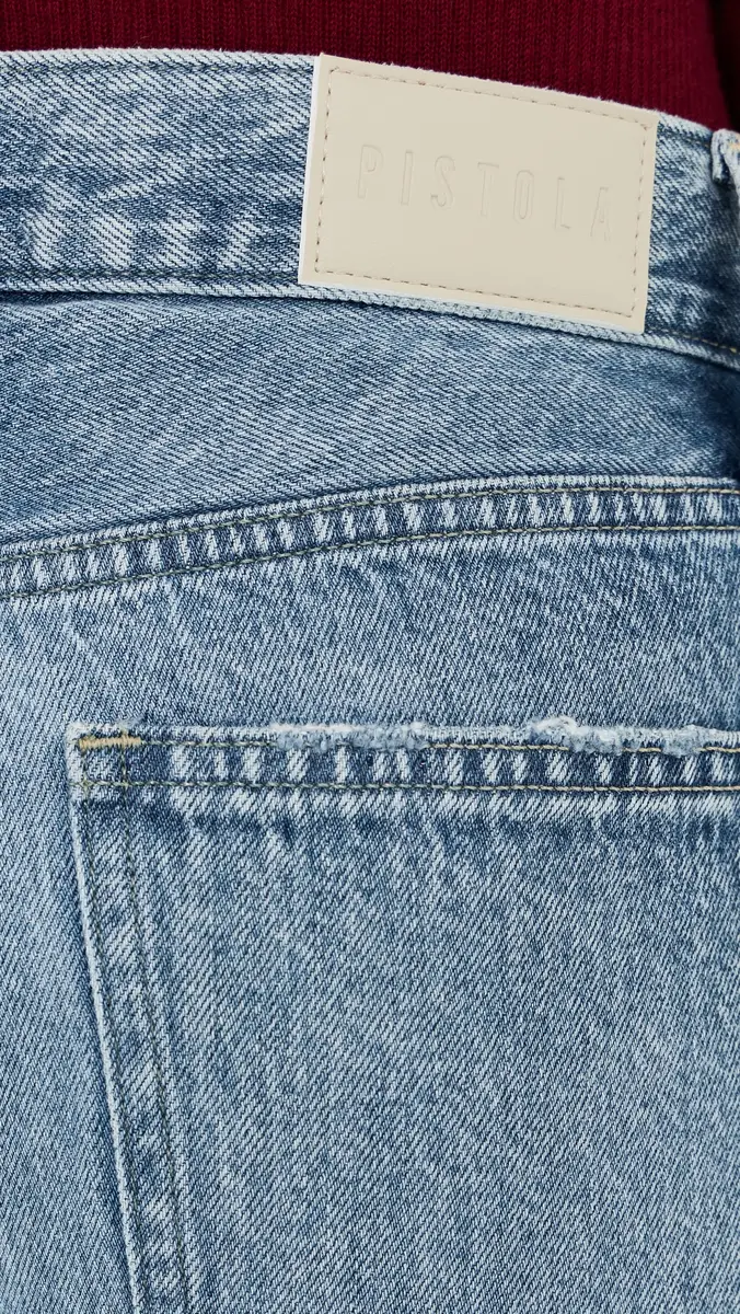 Pistola Lexi Mid Rise Bowed Straight Jeans | Thumbnail 6 Pistola Lexi Mid Rise Bowed Straight Jeans | Thumbnail 6