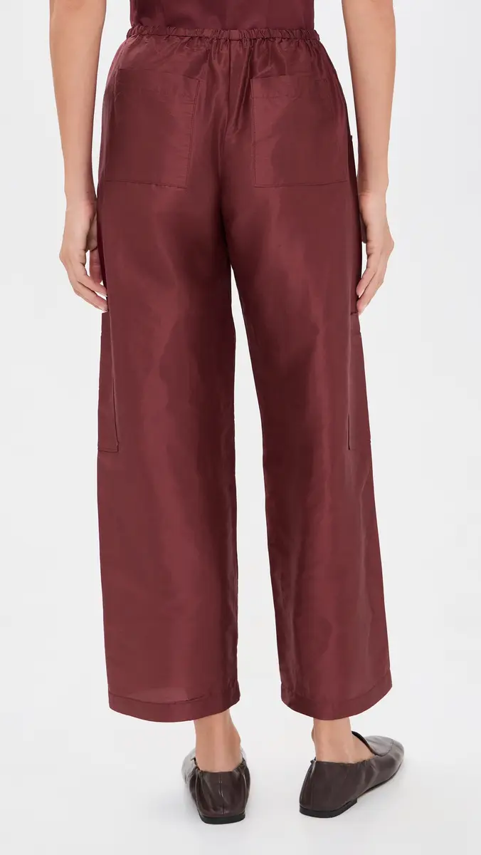 DONNI. DONNI. The Silk Taffeta Drawstring Cargo Pants | Thumbnail 3 DONNI. DONNI. The Silk Taffeta Drawstring Cargo Pants | Thumbnail 3