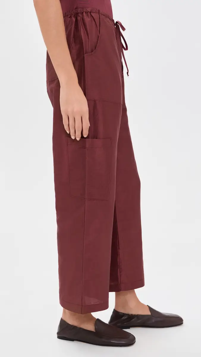 DONNI. DONNI. The Silk Taffeta Drawstring Cargo Pants | Thumbnail 4 DONNI. DONNI. The Silk Taffeta Drawstring Cargo Pants | Thumbnail 4