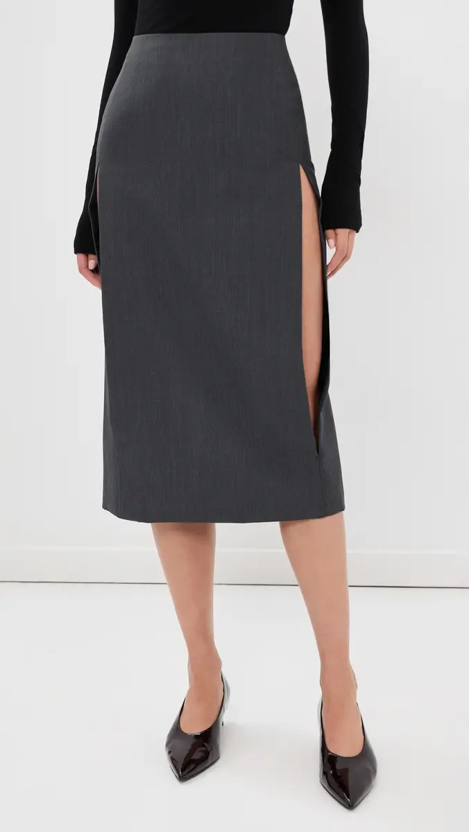 Jil Sander Vented Skirt | Thumbnail 3 Jil Sander Vented Skirt | Thumbnail 3