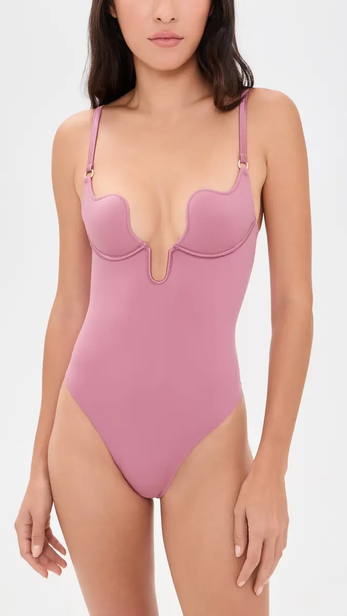 Fleur du Mal Seduce U-Plunge Bodysuit | Thumbnail 2 Fleur du Mal Seduce U-Plunge Bodysuit | Thumbnail 2