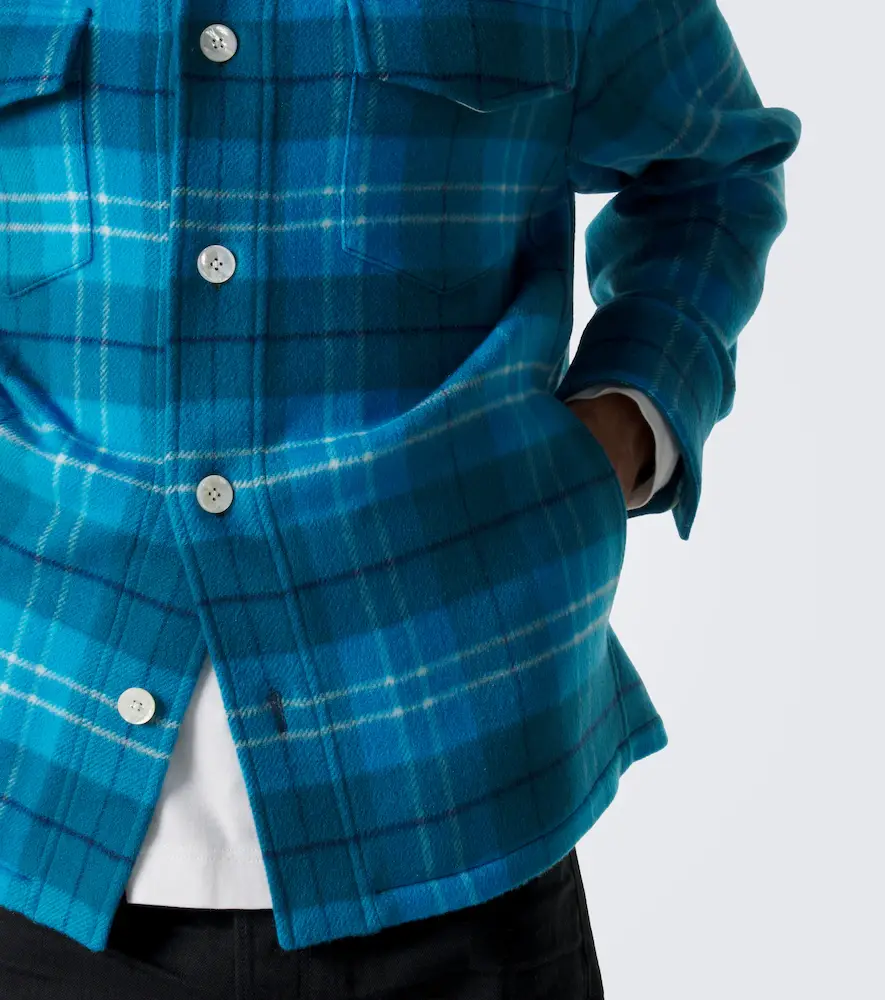 UMIT BENAN St. Moritz plaid cashmere overshirt | Thumbnail 2 UMIT BENAN St. Moritz plaid cashmere overshirt | Thumbnail 2