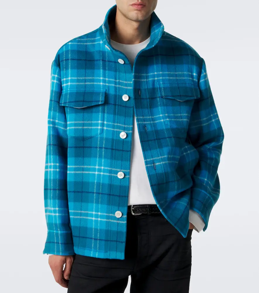 UMIT BENAN St. Moritz plaid cashmere overshirt | Thumbnail 5 UMIT BENAN St. Moritz plaid cashmere overshirt | Thumbnail 5