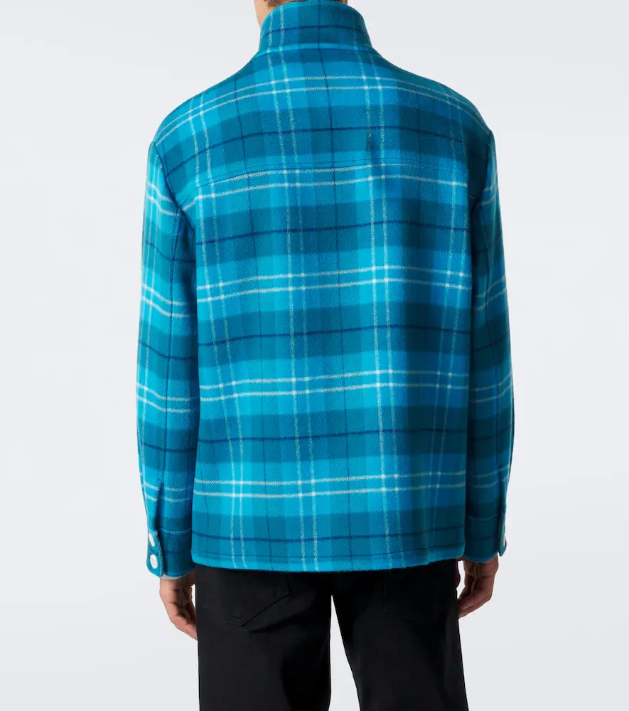 UMIT BENAN St. Moritz plaid cashmere overshirt | Thumbnail 6 UMIT BENAN St. Moritz plaid cashmere overshirt | Thumbnail 6