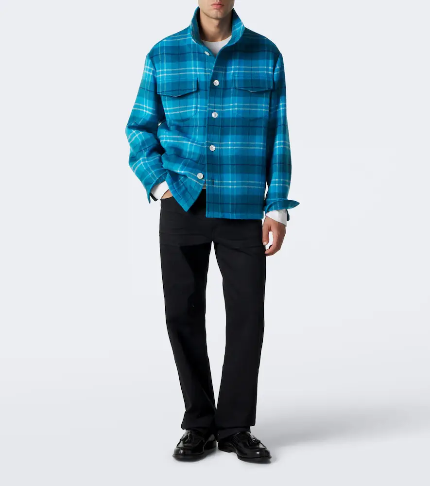 UMIT BENAN St. Moritz plaid cashmere overshirt | Thumbnail 7 UMIT BENAN St. Moritz plaid cashmere overshirt | Thumbnail 7