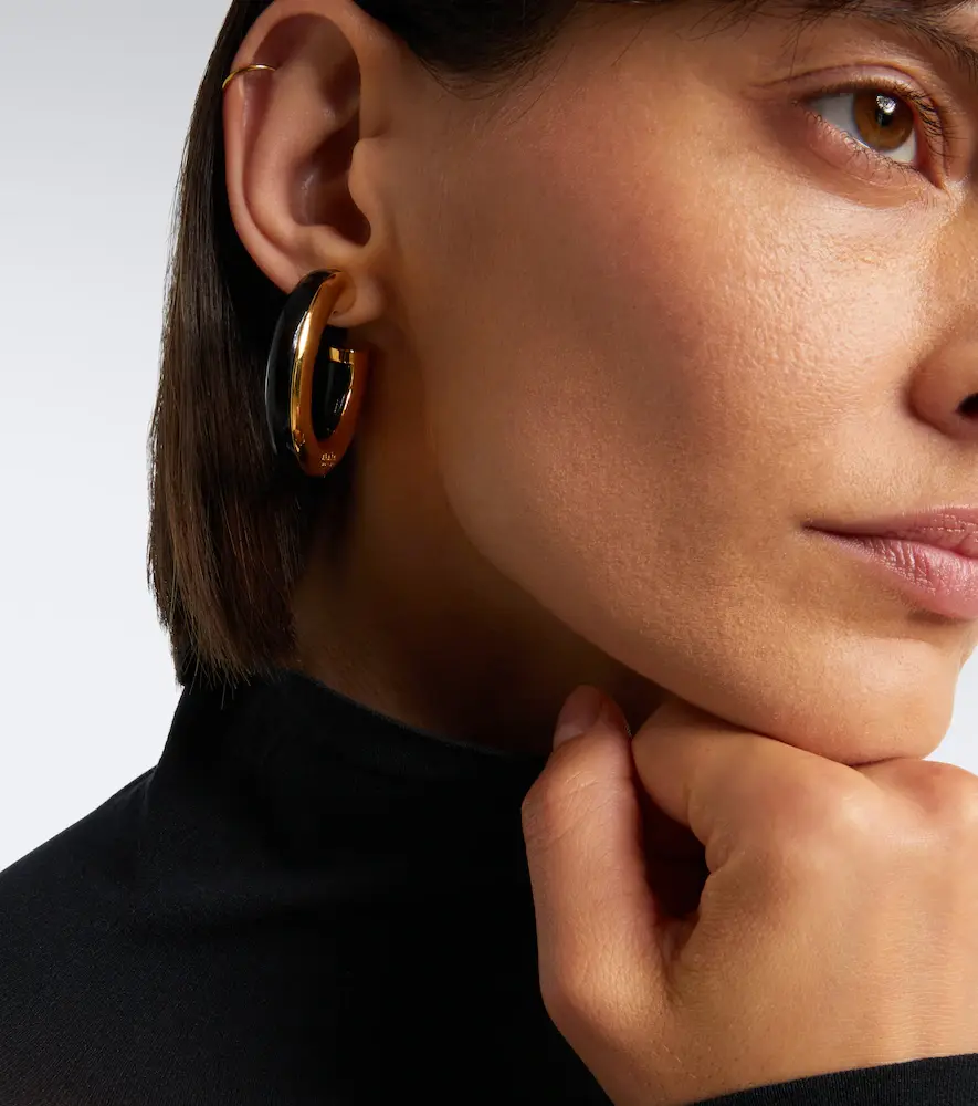 Alaïa Alaïa Ray hoop earrings | Thumbnail 6