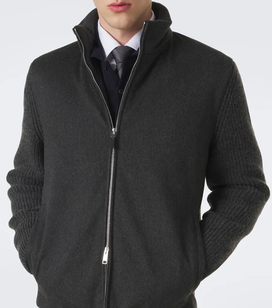 Zegna Cashmere zip-up cardigan | Thumbnail 2 Zegna Cashmere zip-up cardigan | Thumbnail 2