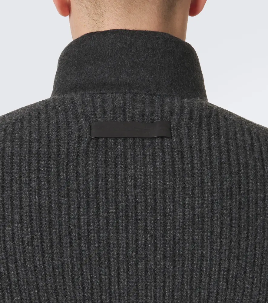Zegna Cashmere zip-up cardigan | Thumbnail 4 Zegna Cashmere zip-up cardigan | Thumbnail 4