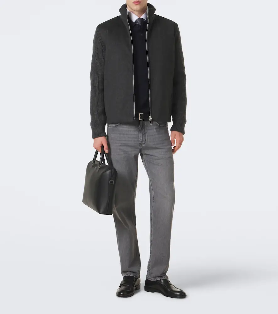 Zegna Cashmere zip-up cardigan | Thumbnail 5 Zegna Cashmere zip-up cardigan | Thumbnail 5