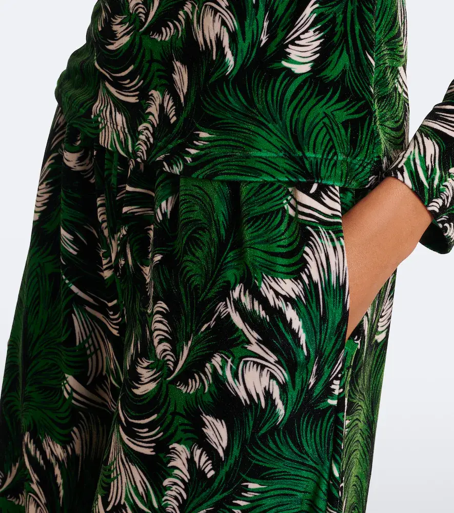 La DoubleJ Printed velvet top | Thumbnail 2