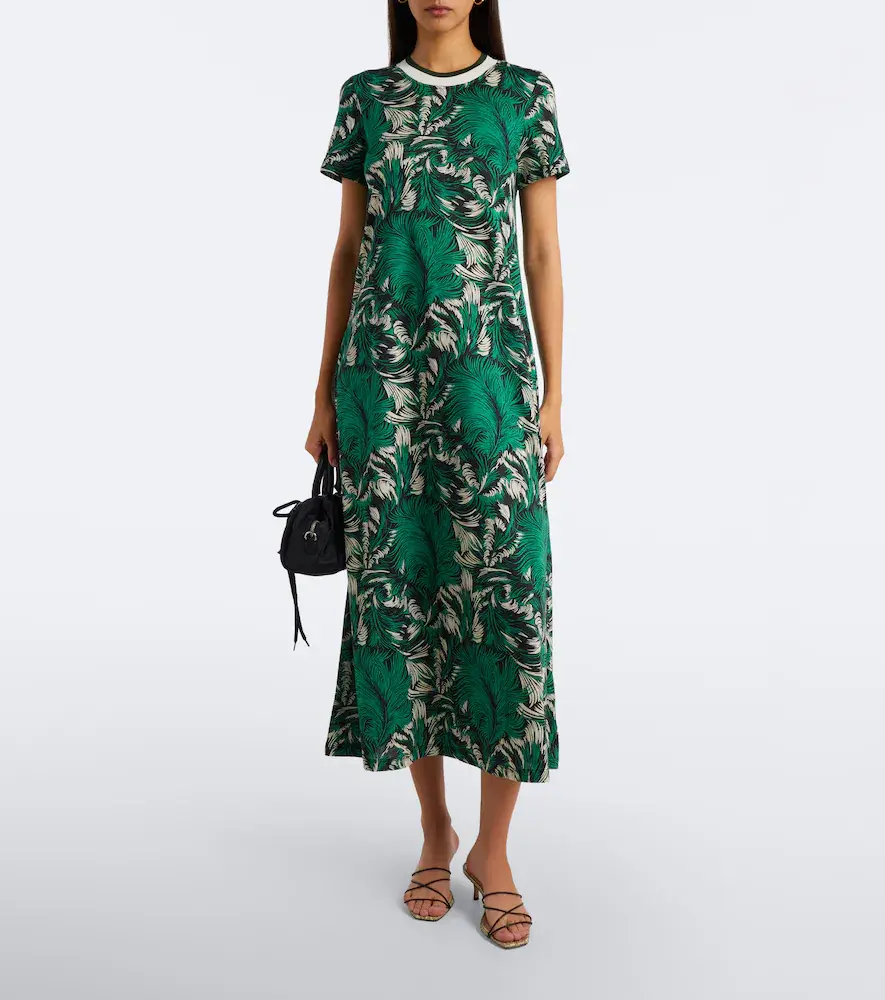 La DoubleJ Sporty Swing cotton jersey midi dress | Thumbnail 3 La DoubleJ Sporty Swing cotton jersey midi dress | Thumbnail 3