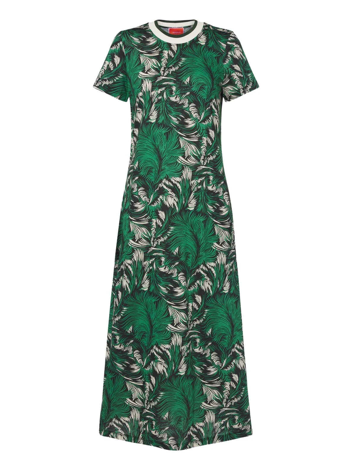 La DoubleJ Sporty Swing cotton jersey midi dress