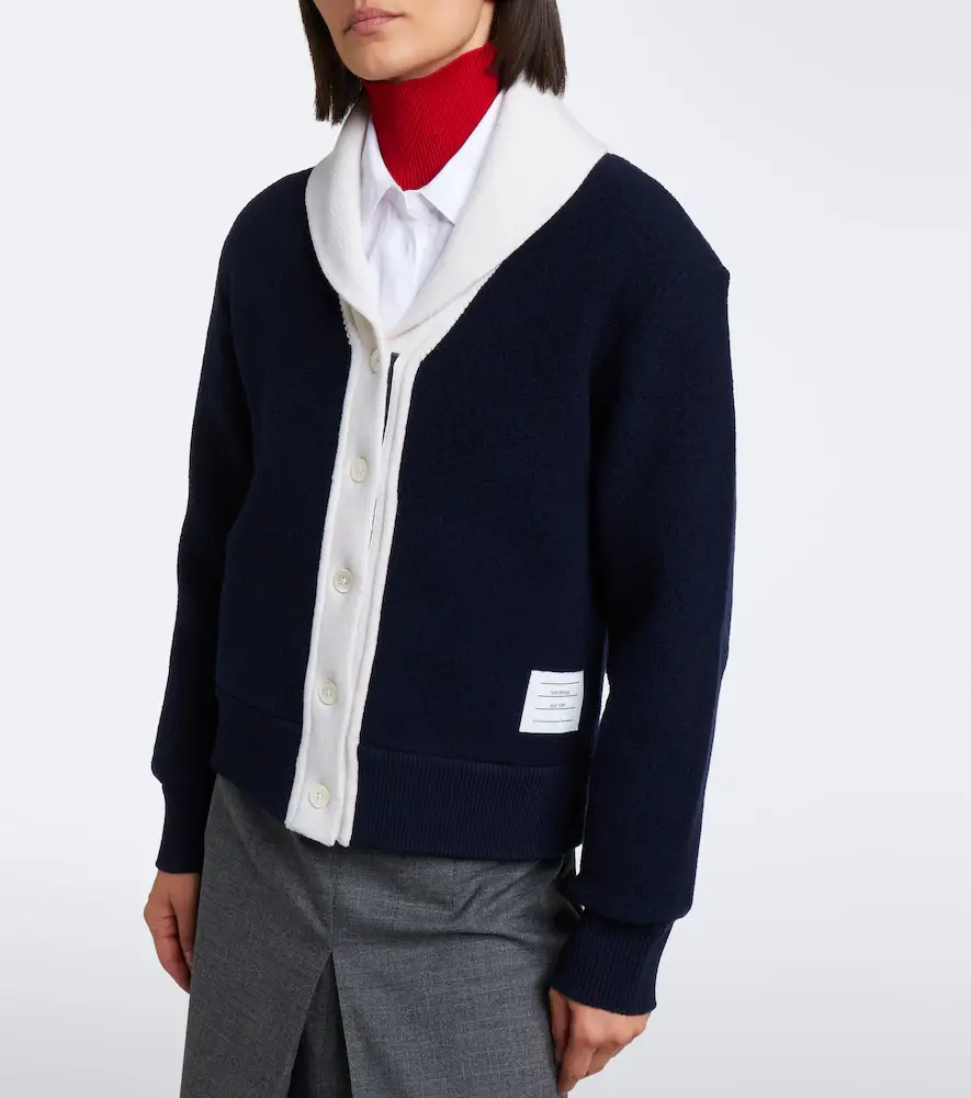 Thom Browne Wool cardigan | Thumbnail 4 Thom Browne Wool cardigan | Thumbnail 4