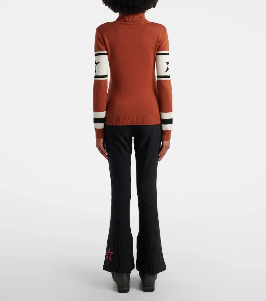 Perfect Moment Schild intarsia wool turtleneck sweater | Thumbnail 4 Perfect Moment Schild intarsia wool turtleneck sweater | Thumbnail 4