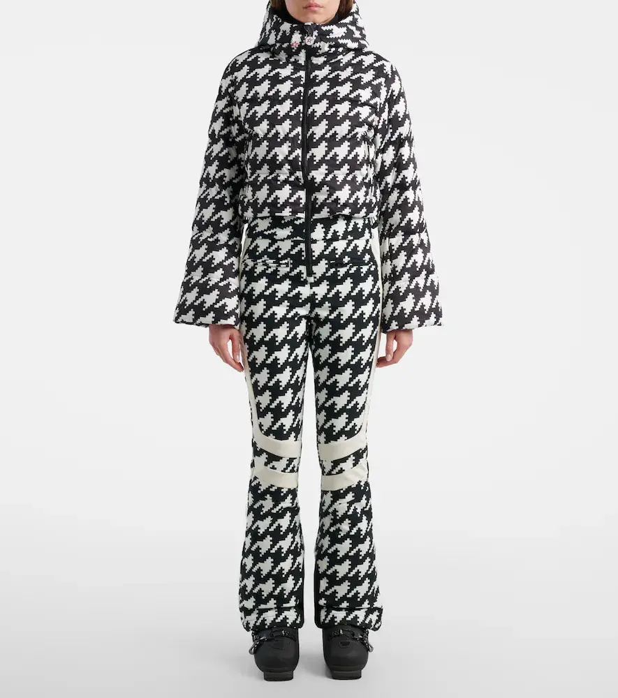 Perfect Moment Polar Flare houndstooth down ski suit | Thumbnail 3 Perfect Moment Polar Flare houndstooth down ski suit | Thumbnail 3