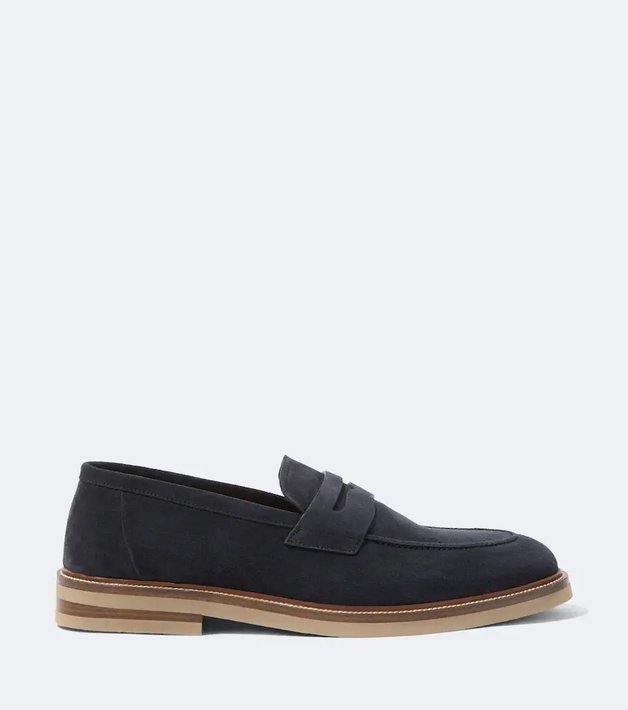 Brunello Cucinelli Suede penny loafers | Thumbnail 6 Brunello Cucinelli Suede penny loafers | Thumbnail 6