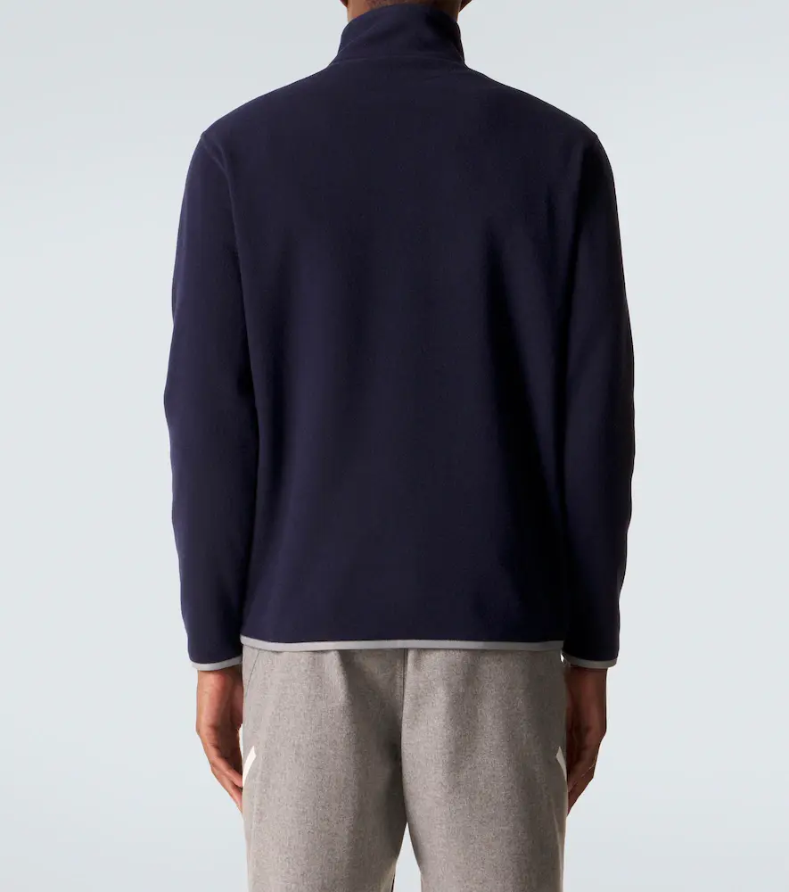 Brunello Cucinelli Cashmere and cotton-blend half-zip sweatshirt | Thumbnail 6 Brunello Cucinelli Cashmere and cotton-blend half-zip sweatshirt | Thumbnail 6