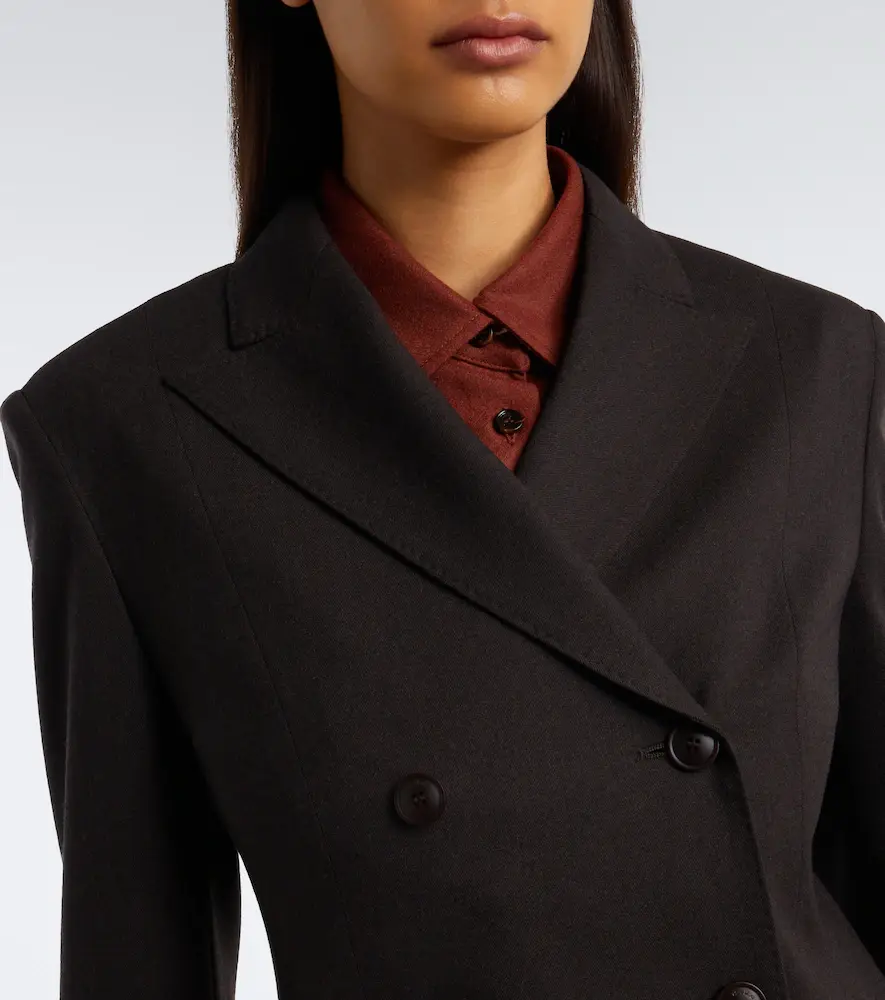 Max Mara Double-breasted wool-blend blazer | Thumbnail 5 Max Mara Double-breasted wool-blend blazer | Thumbnail 5
