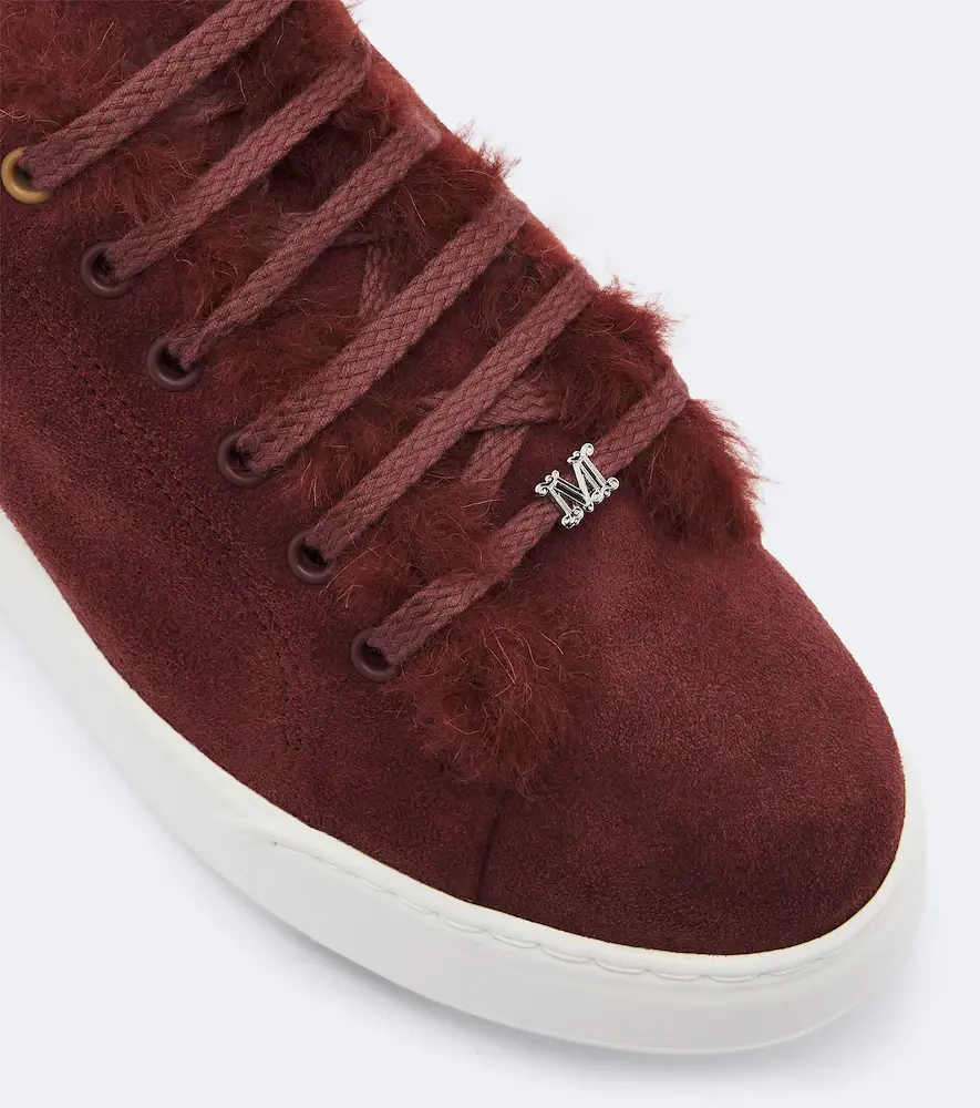 Max Mara Shearling-lined suede sneakers | Thumbnail 2 Max Mara Shearling-lined suede sneakers | Thumbnail 2