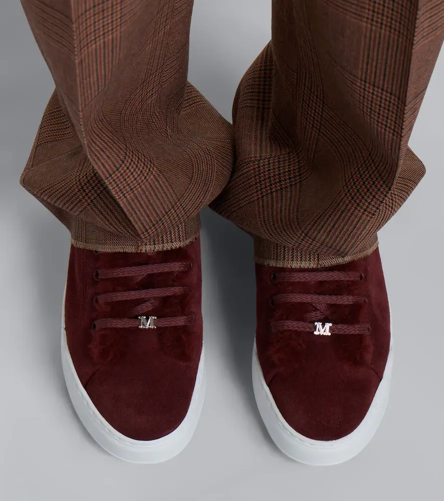 Max Mara Shearling-lined suede sneakers | Thumbnail 6 Max Mara Shearling-lined suede sneakers | Thumbnail 6