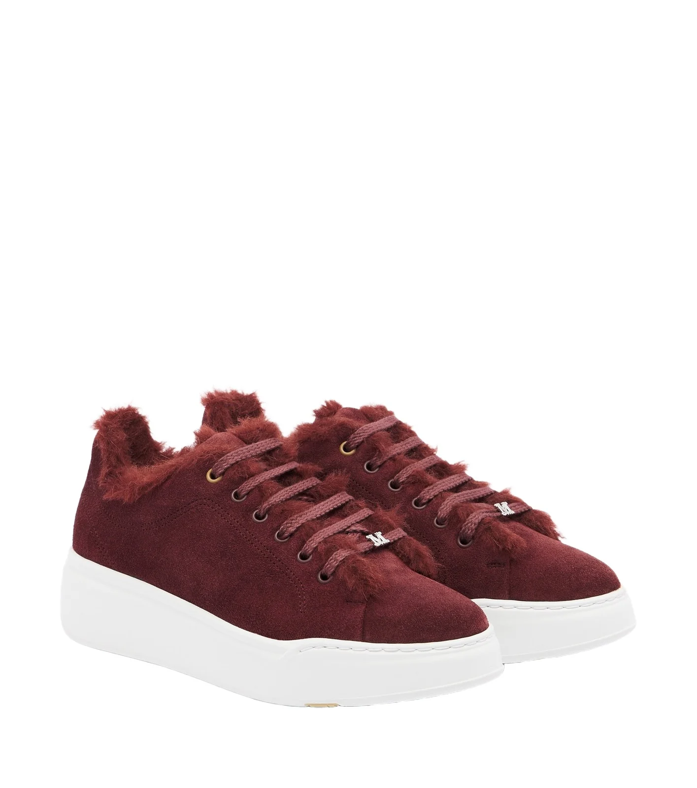 Shearling-lined suede sneakers Shearling-lined suede sneakers