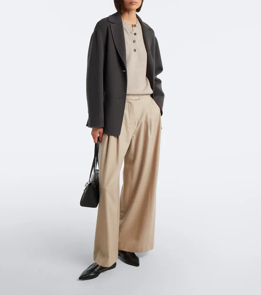 'S Max Mara 'S Max Mara Pleated wool wide-leg pants | Thumbnail 4
