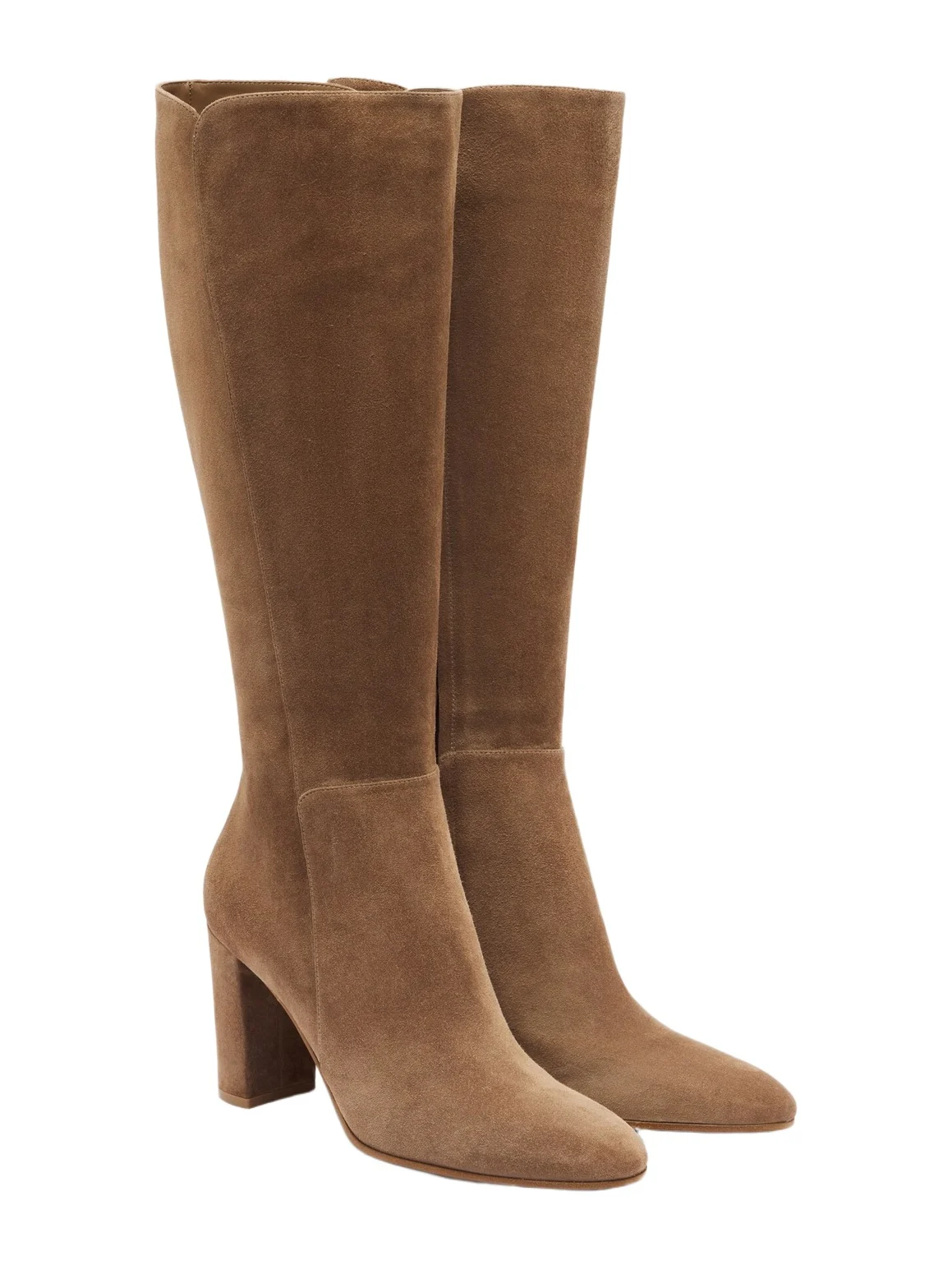 Gianvito Rossi Suede knee-high boots