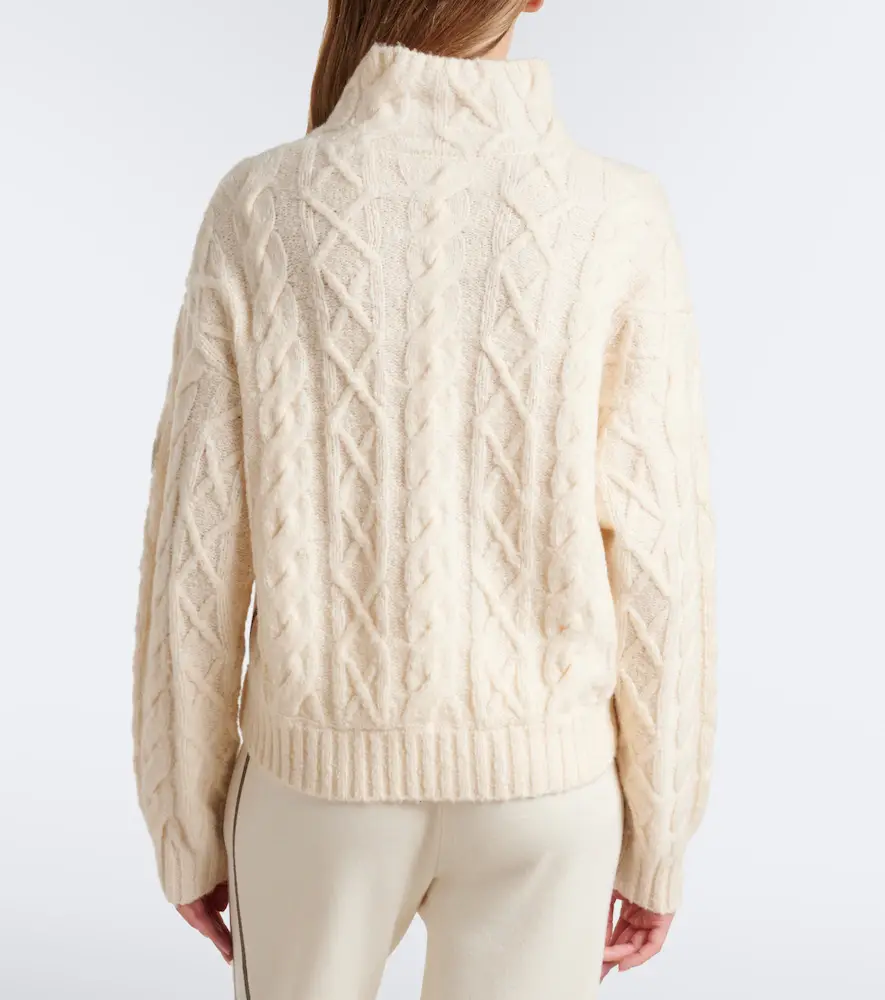 Bogner Malene cable-knit wool-blend turtleneck sweater | Thumbnail 3 Bogner Malene cable-knit wool-blend turtleneck sweater | Thumbnail 3