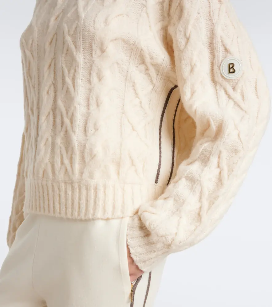 Bogner Malene cable-knit wool-blend turtleneck sweater | Thumbnail 4 Bogner Malene cable-knit wool-blend turtleneck sweater | Thumbnail 4