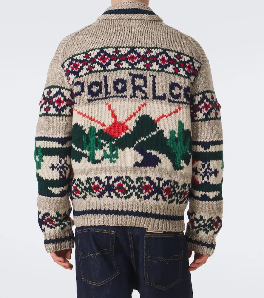 Polo Ralph Lauren Intarsia wool zip-up cardigan | Thumbnail 5 Polo Ralph Lauren Intarsia wool zip-up cardigan | Thumbnail 5