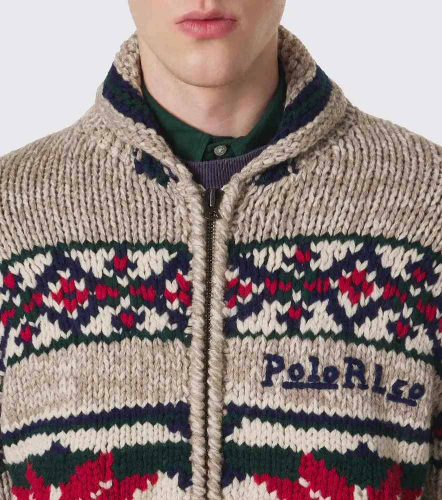 Polo Ralph Lauren Intarsia wool zip-up cardigan | Thumbnail 6 Polo Ralph Lauren Intarsia wool zip-up cardigan | Thumbnail 6
