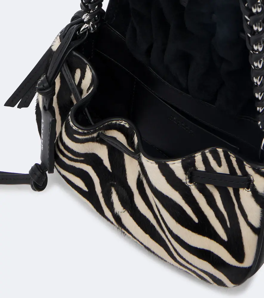 Isabel Marant Bolton XS calf hair and leather shoulder bag | Thumbnail 2