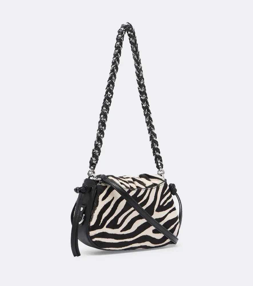 Isabel Marant Bolton XS calf hair and leather shoulder bag | Thumbnail 3