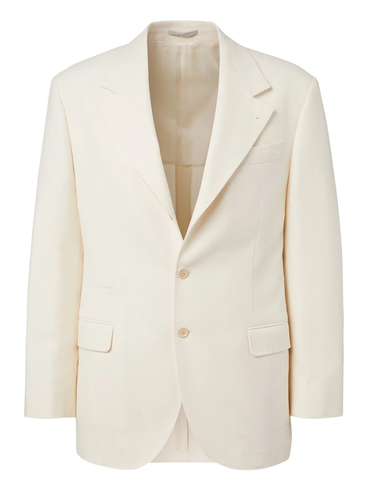 Brunello Cucinelli Herringbone wool and cotton blazer