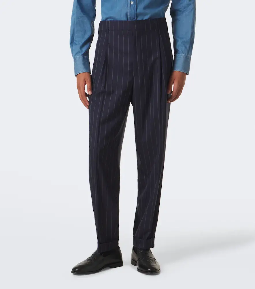 Brunello Cucinelli Chalk stripe virgin wool suit | Thumbnail 2 Brunello Cucinelli Chalk stripe virgin wool suit | Thumbnail 2