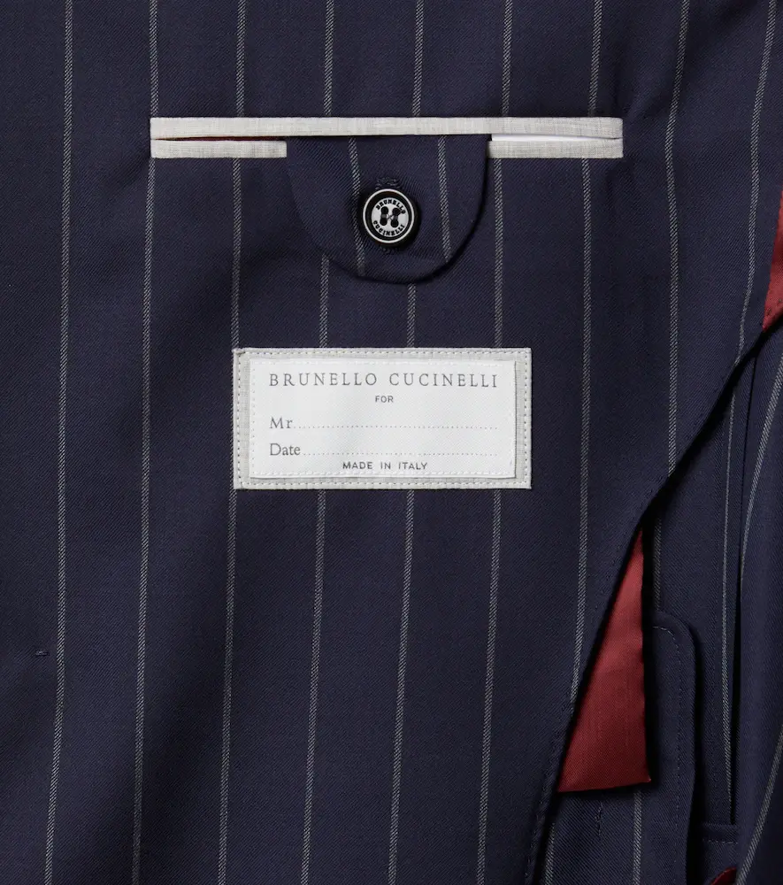 Brunello Cucinelli Chalk stripe virgin wool suit | Thumbnail 6 Brunello Cucinelli Chalk stripe virgin wool suit | Thumbnail 6