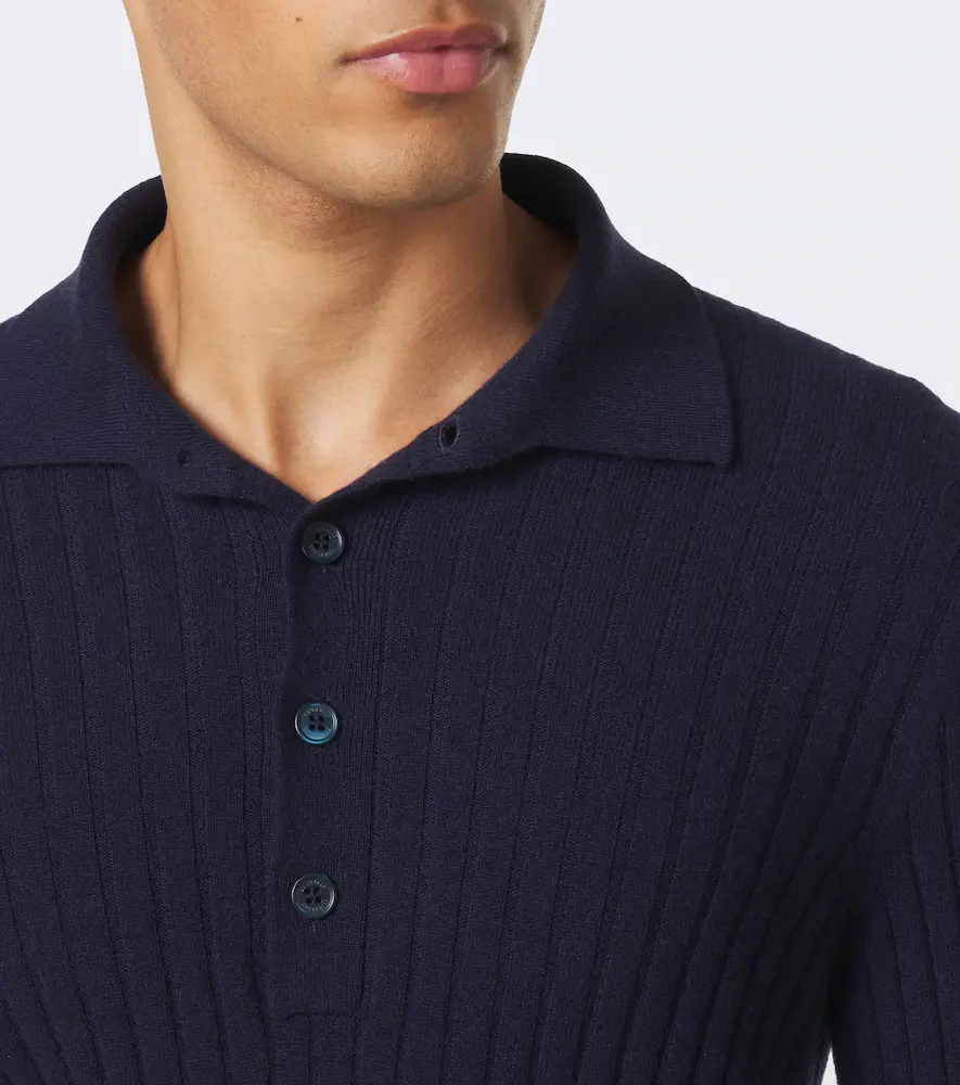 Brunello Cucinelli Ribbed-knit cashmere polo sweater | Thumbnail 5 Brunello Cucinelli Ribbed-knit cashmere polo sweater | Thumbnail 5