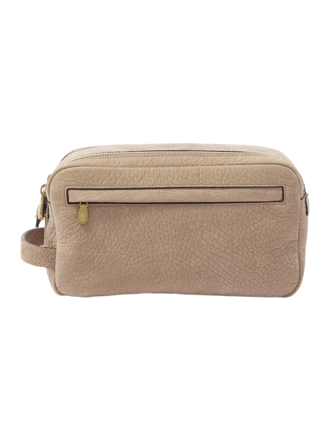 Leather toiletry bag