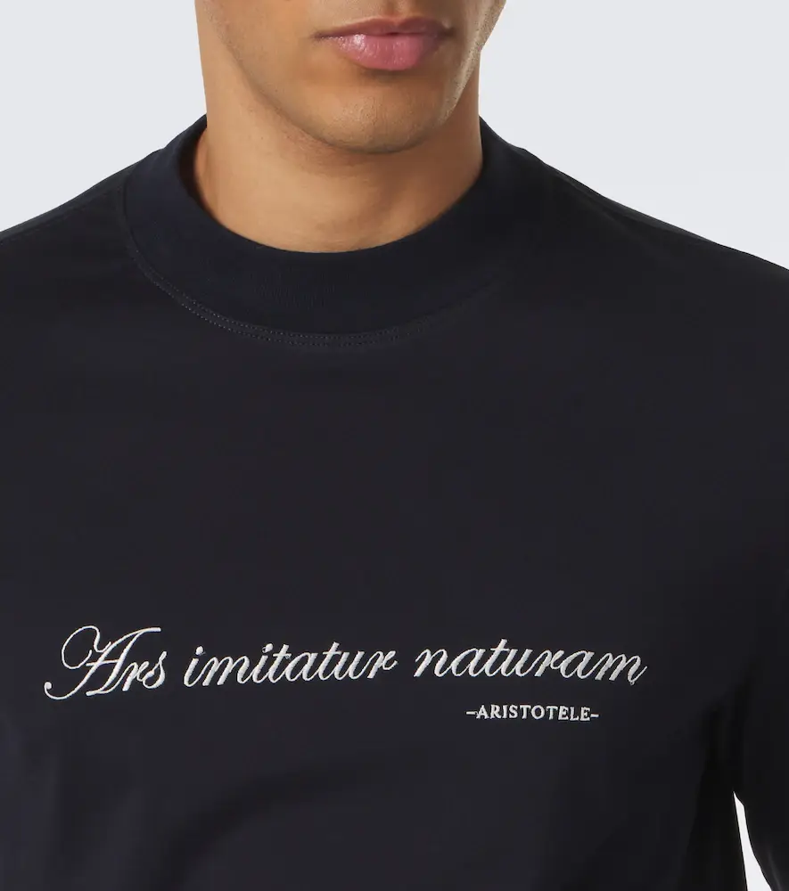 Brunello Cucinelli Printed cotton jersey T-shirt | Thumbnail 2 Brunello Cucinelli Printed cotton jersey T-shirt | Thumbnail 2