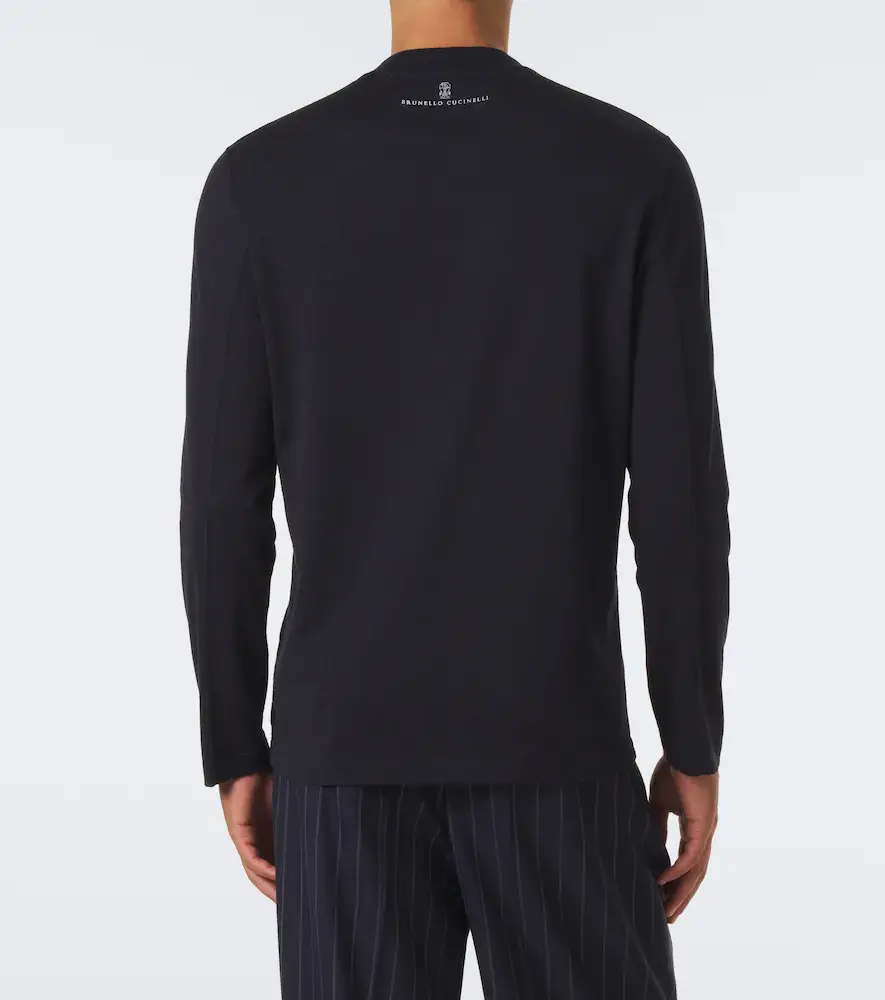 Brunello Cucinelli Printed cotton jersey T-shirt | Thumbnail 7 Brunello Cucinelli Printed cotton jersey T-shirt | Thumbnail 7