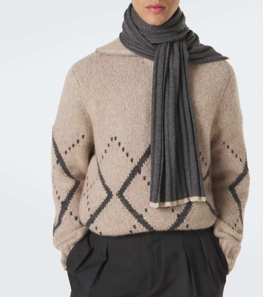 Brunello Cucinelli Cashmere scarf | Thumbnail 2 Brunello Cucinelli Cashmere scarf | Thumbnail 2