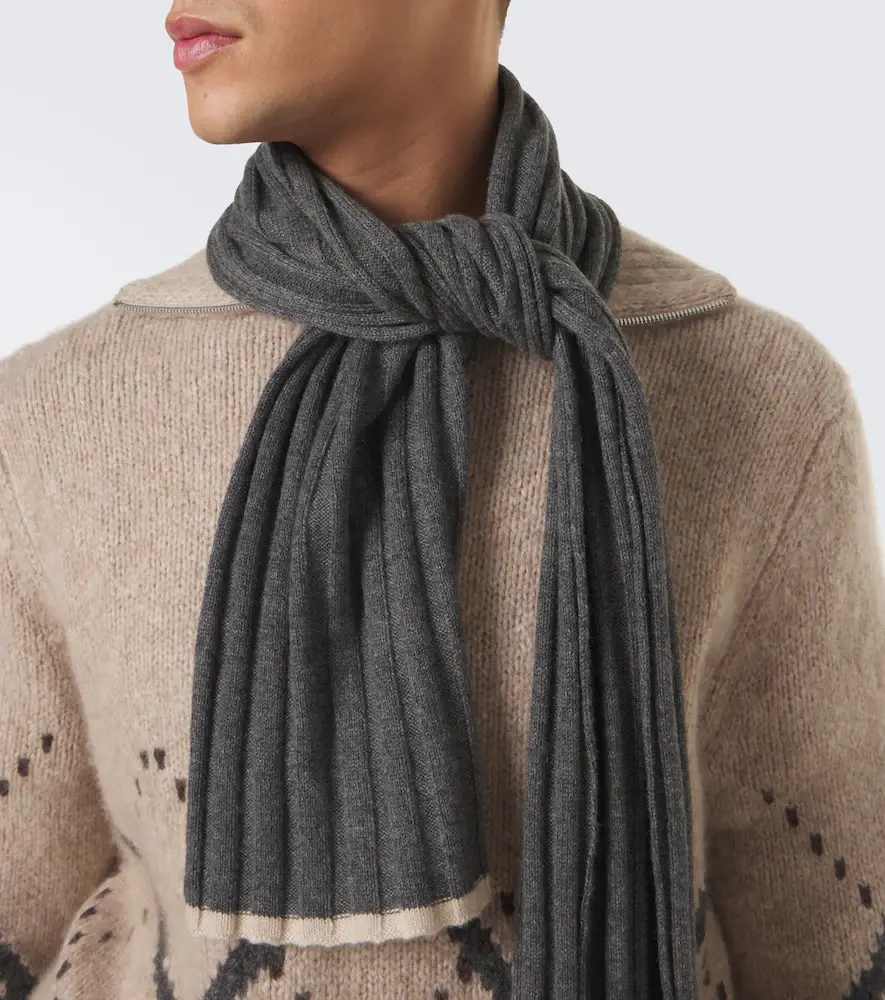 Brunello Cucinelli Cashmere scarf | Thumbnail 3 Brunello Cucinelli Cashmere scarf | Thumbnail 3