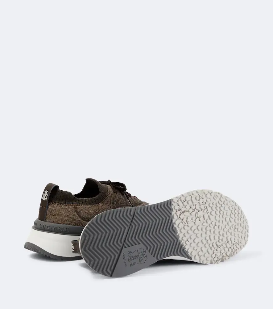 Brunello Cucinelli Knitted sneakers | Thumbnail 3 Brunello Cucinelli Knitted sneakers | Thumbnail 3
