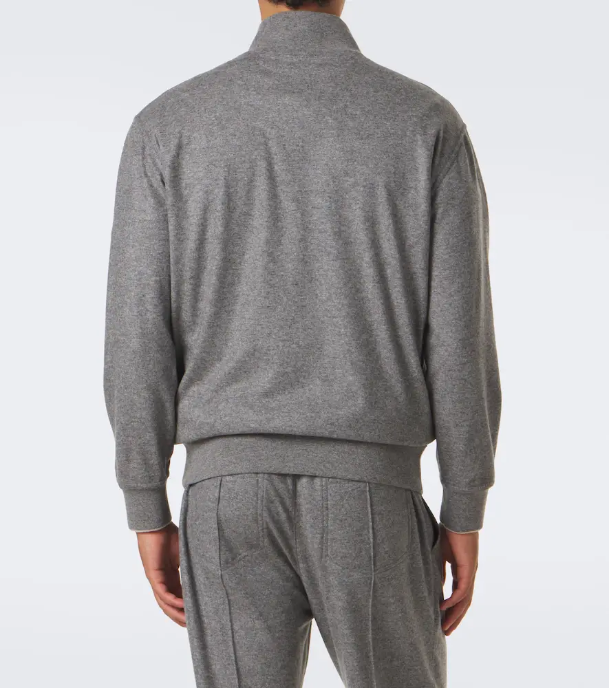 Brunello Cucinelli Cashmere half-zip sweater | Thumbnail 2 Brunello Cucinelli Cashmere half-zip sweater | Thumbnail 2