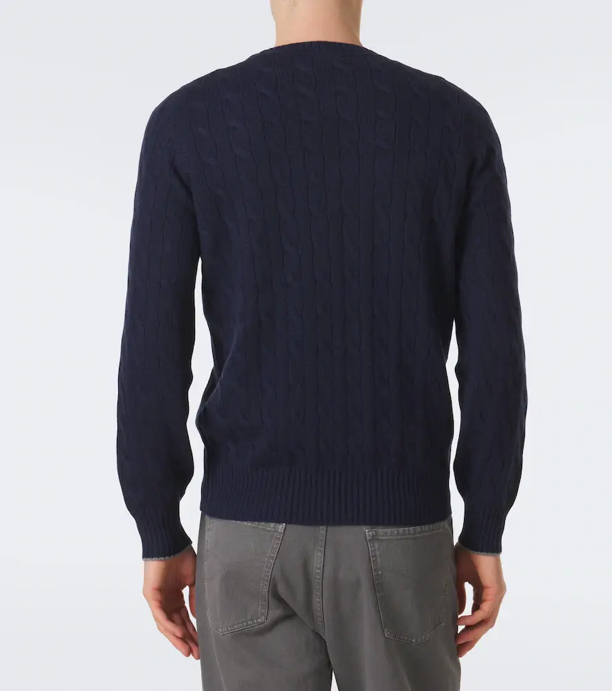 Brunello Cucinelli Cable-knit cashmere sweater | Thumbnail 2 Brunello Cucinelli Cable-knit cashmere sweater | Thumbnail 2