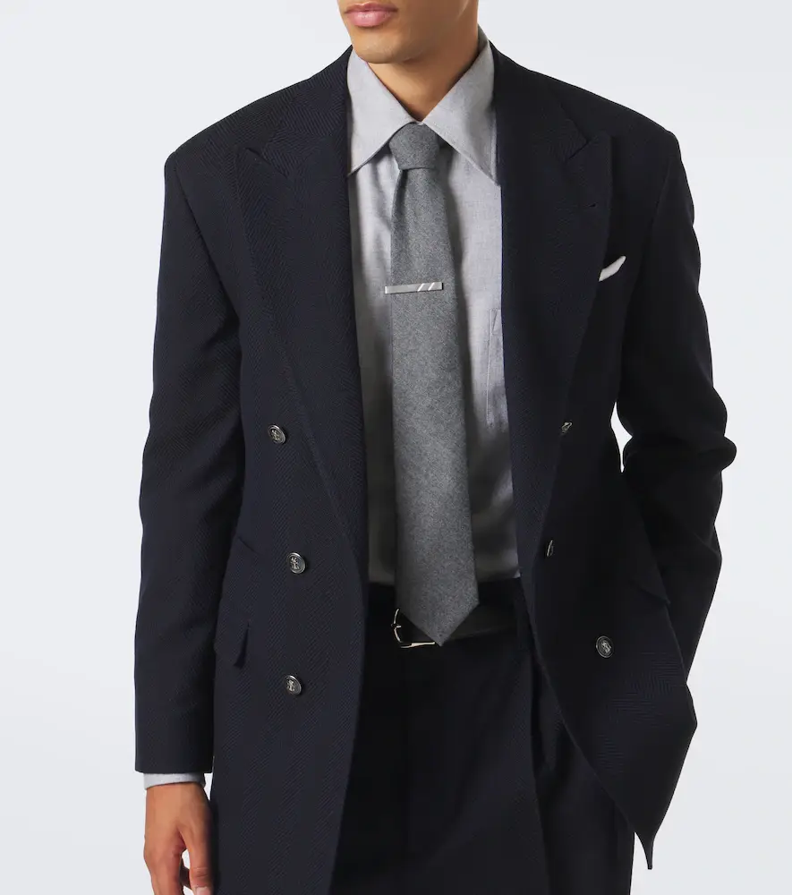Brunello Cucinelli Virgin wool tie | Thumbnail 2 Brunello Cucinelli Virgin wool tie | Thumbnail 2